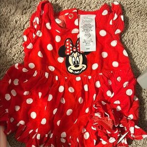 Disney Baby Red Polka Dot Dress